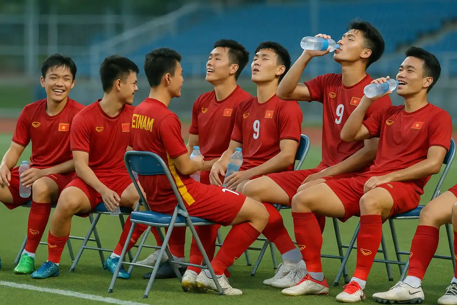 U23 Việt Nam nghỉ xả hơi sau khi thắng U23 Philippines (2-1)